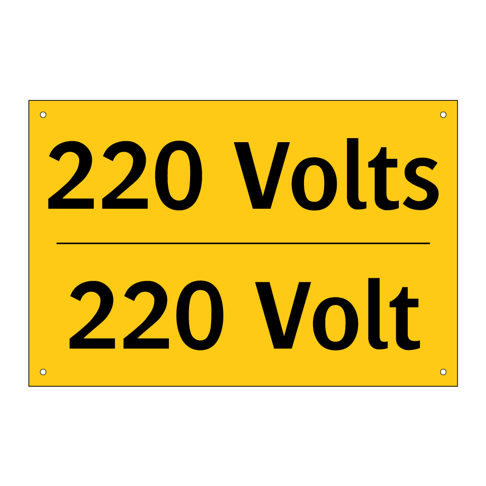 220 Volts - 220 Volt