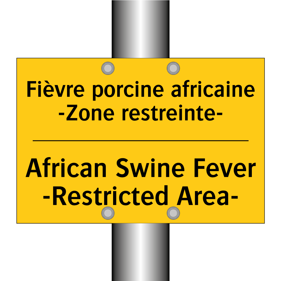 Fièvre porcine africaine -Zone /.../ - African Swine Fever -Restricted /.../