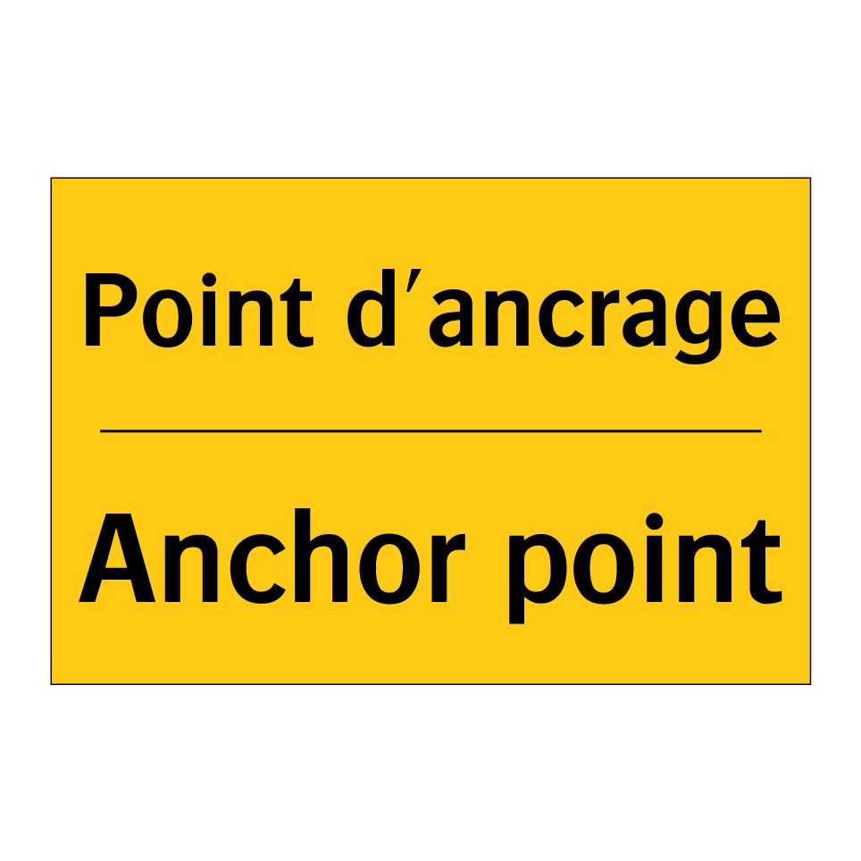 Point d'ancrage - Anchor point