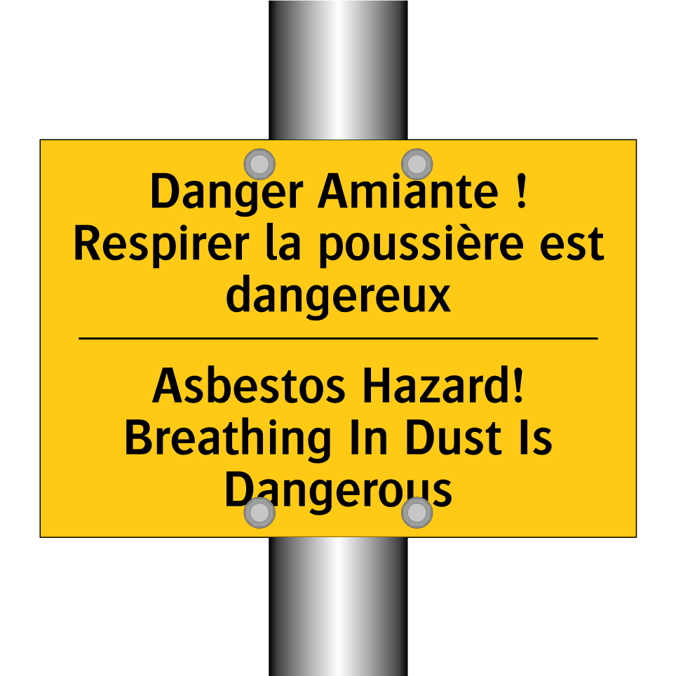 Danger Amiante ! Respirer la poussière /.../ - Asbestos Hazard! Breathing In /.../