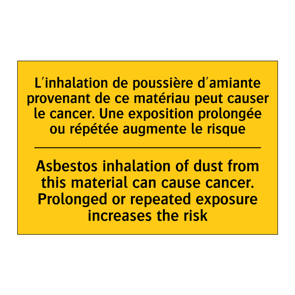 L'inhalation de poussière d'amiante /.../ - Asbestos inhalation of dust from /.../