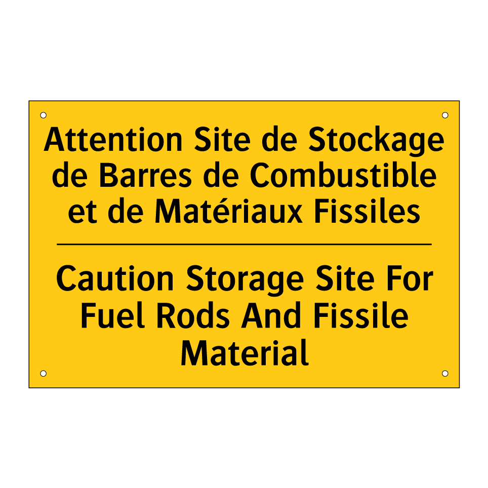 Attention Site de Stockage de /.../ - Caution Storage Site For Fuel /.../