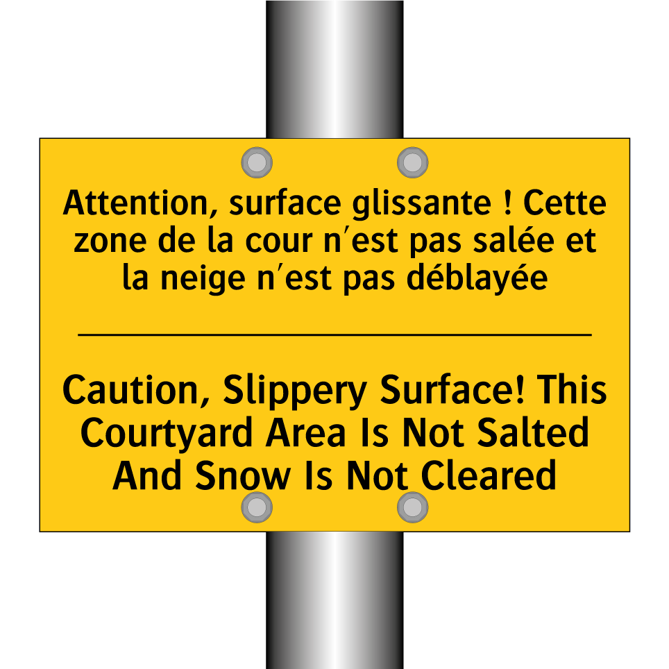 Attention, surface glissante ! /.../ - Caution, Slippery Surface! This /.../
