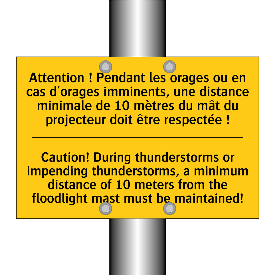 Attention ! Pendant les orages /.../ - Caution! During thunderstorms /.../