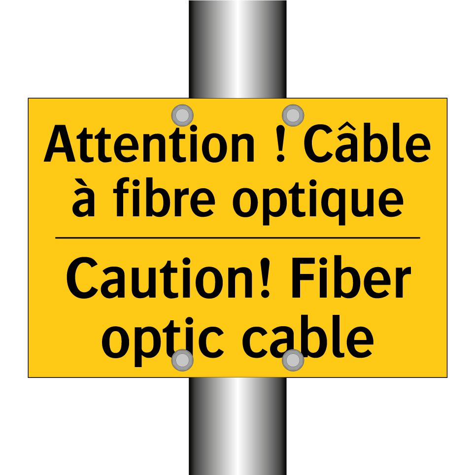Attention ! Câble à fibre optique /.../ - Caution! Fiber optic cable