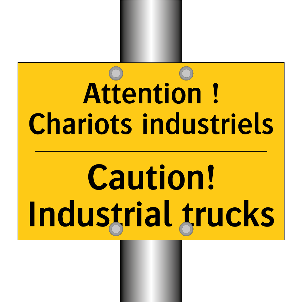 Attention ! Chariots industriels /.../ - Caution! Industrial trucks