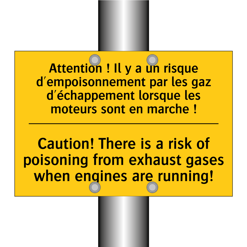 Attention ! Il y a un risque d'empoisonnement /.../ - Caution! There is a risk of poisoning /.../