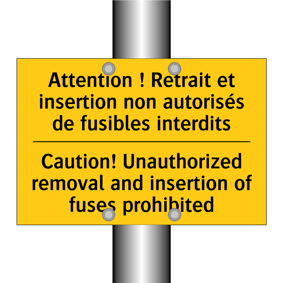 Attention ! Retrait et insertion /.../ - Caution! Unauthorized removal /.../