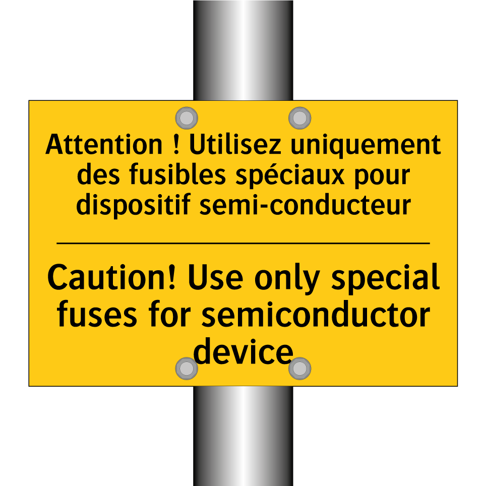 Attention ! Utilisez uniquement /.../ - Caution! Use only special fuses /.../