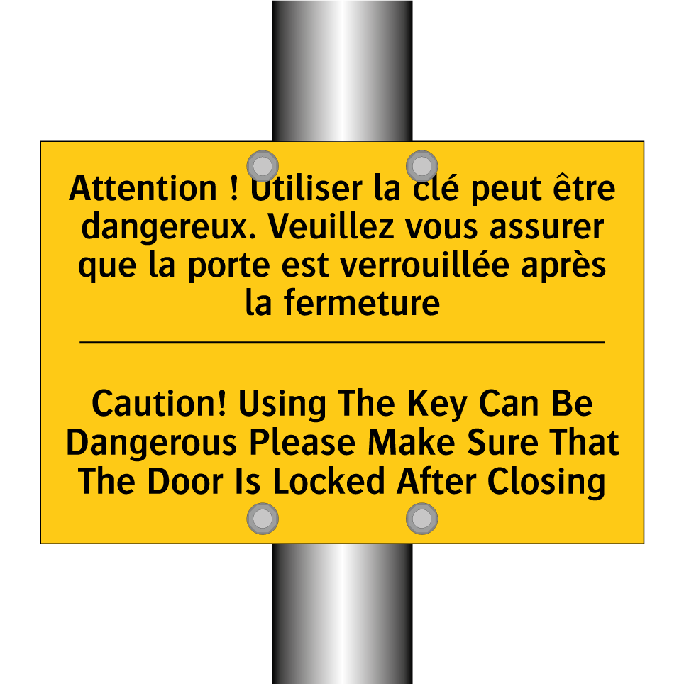 Attention ! Utiliser la clé peut /.../ - Caution! Using The Key Can Be /.../