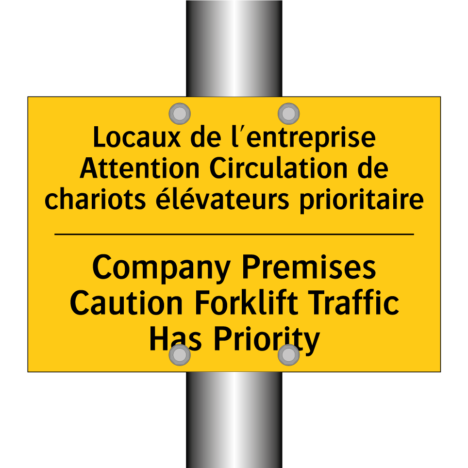 Locaux de l'entreprise Attention /.../ - Company Premises Caution Forklift /.../