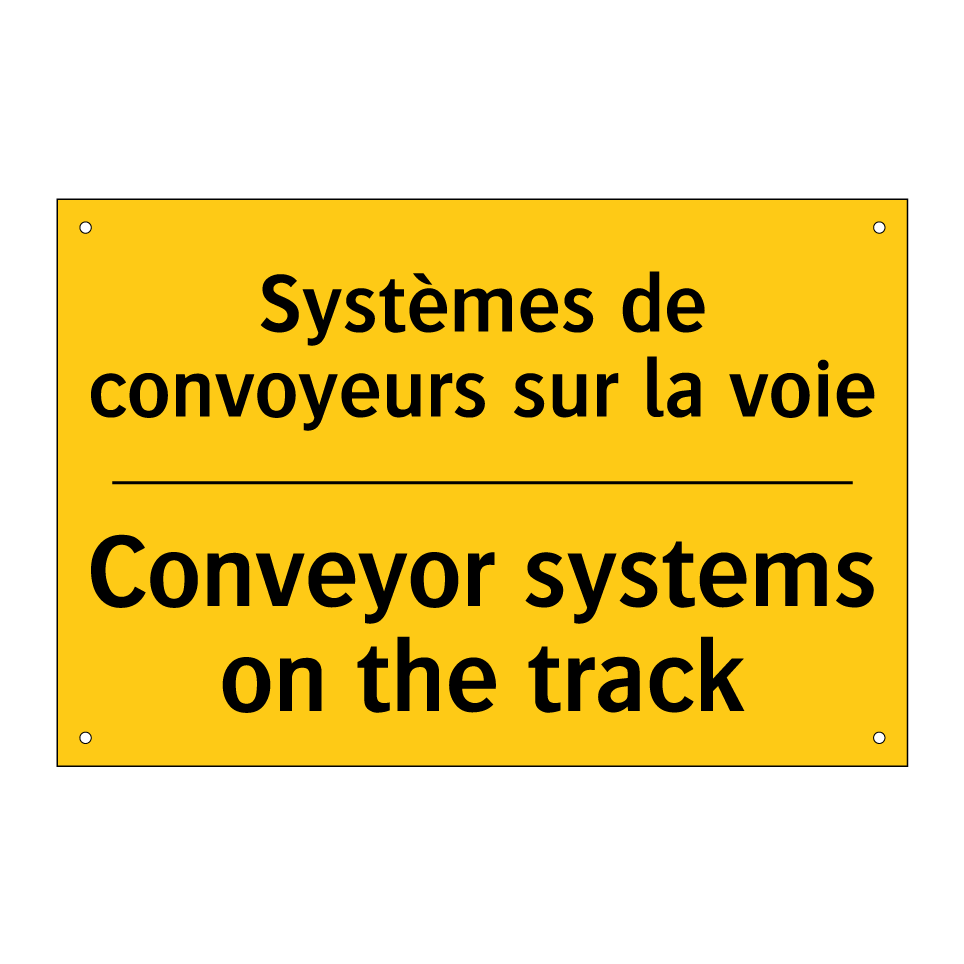 Systèmes de convoyeurs sur la /.../ - Conveyor systems on the track