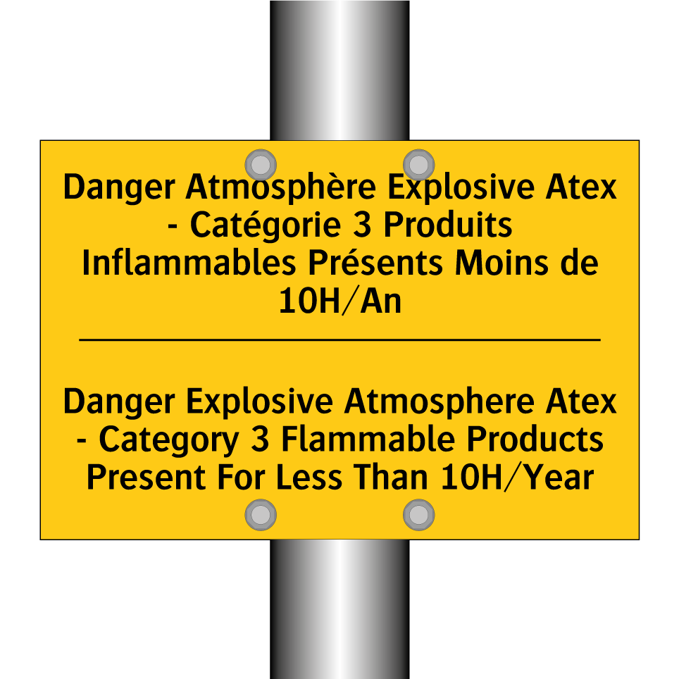 Danger Atmosphère Explosive Atex /.../ - Danger Explosive Atmosphere Atex /.../