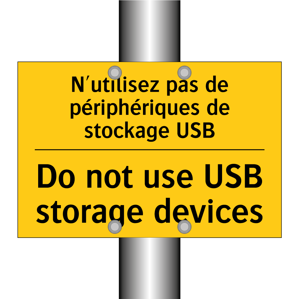 N'utilisez pas de périphériques /.../ - Do not use USB storage devices