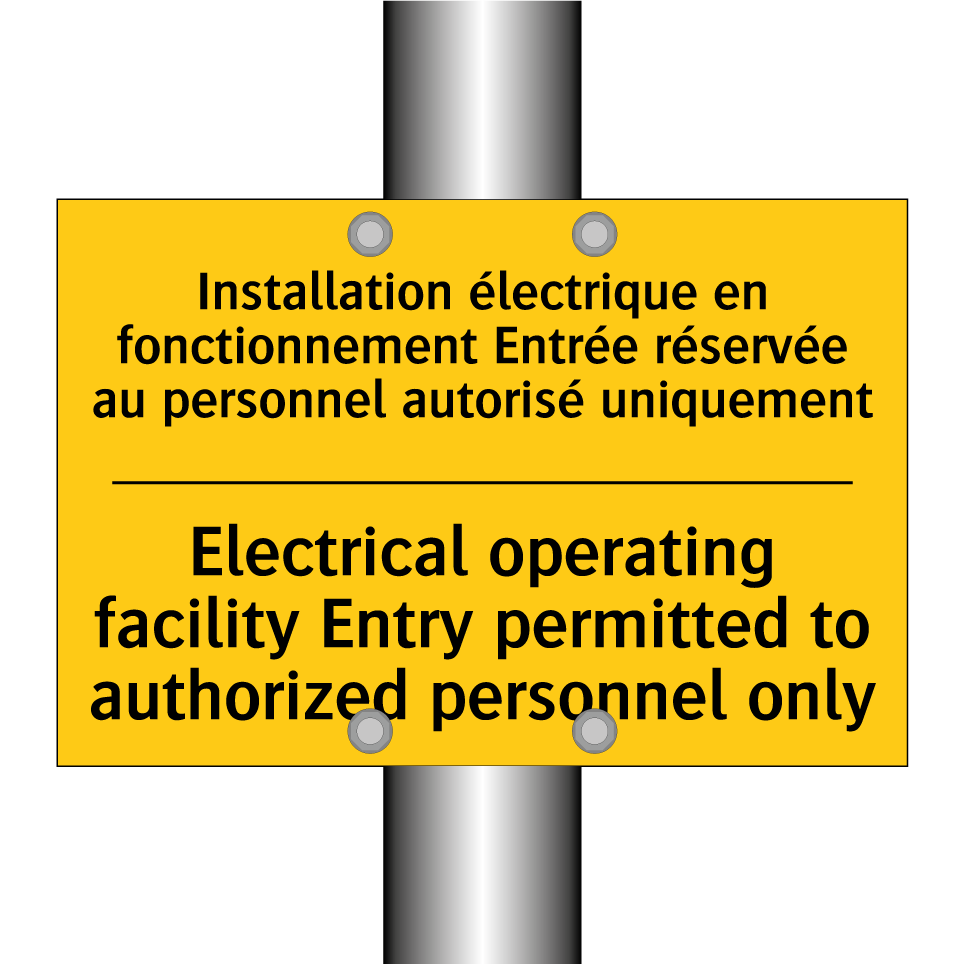 Installation électrique en fonctionnement /.../ - Electrical operating facility /.../
