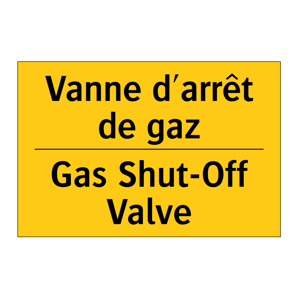 Vanne d'arrêt de gaz - Gas Shut-Off Valve