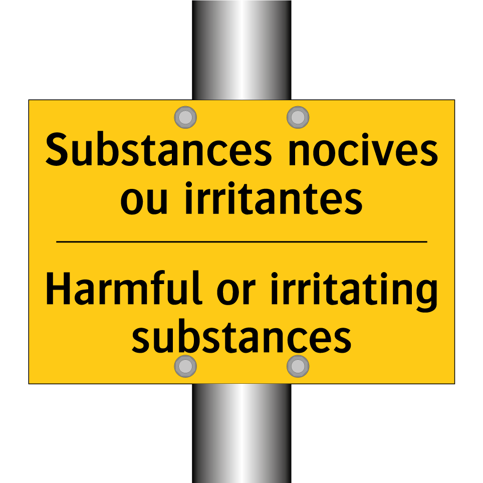 Substances nocives ou irritantes /.../ - Harmful or irritating substances /.../