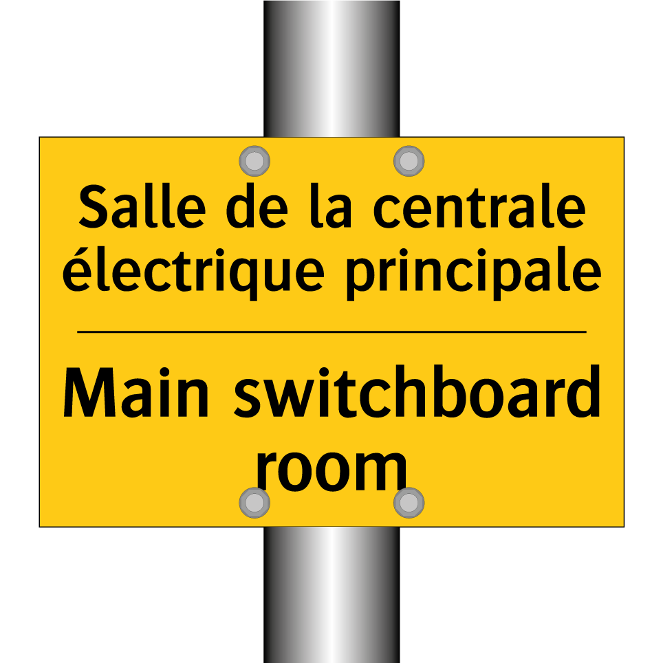 Salle de la centrale électrique /.../ - Main switchboard room