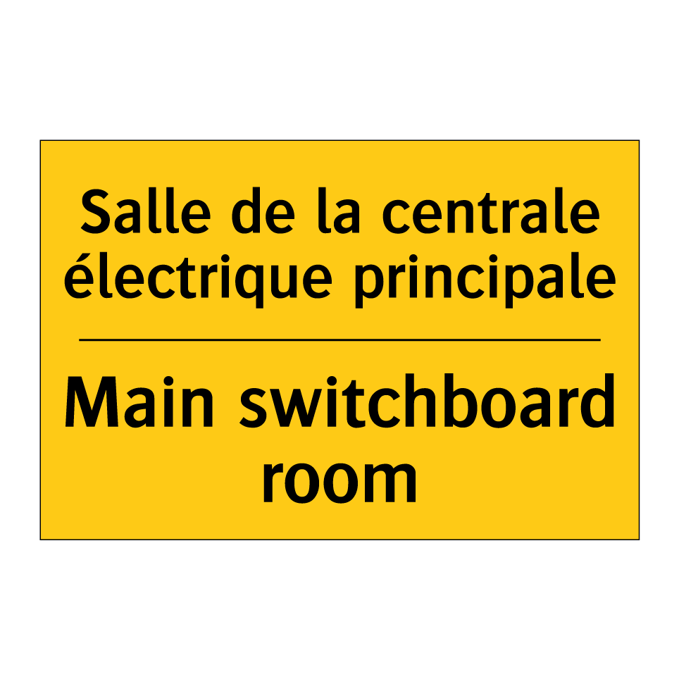 Salle de la centrale électrique /.../ - Main switchboard room