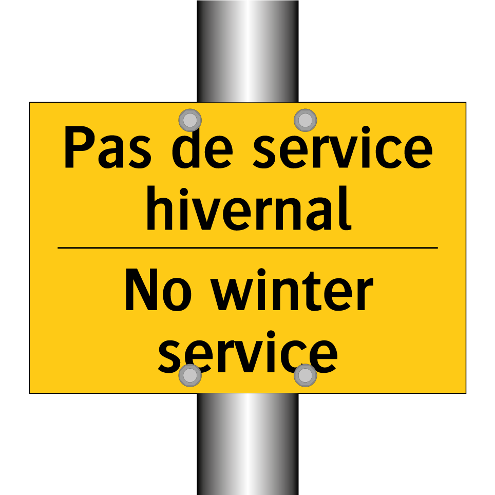 Pas de service hivernal - No winter service
