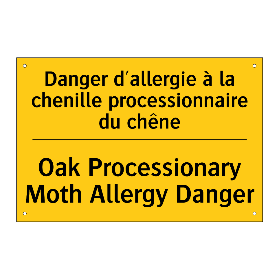 Danger d'allergie à la chenille /.../ - Oak Processionary Moth Allergy /.../