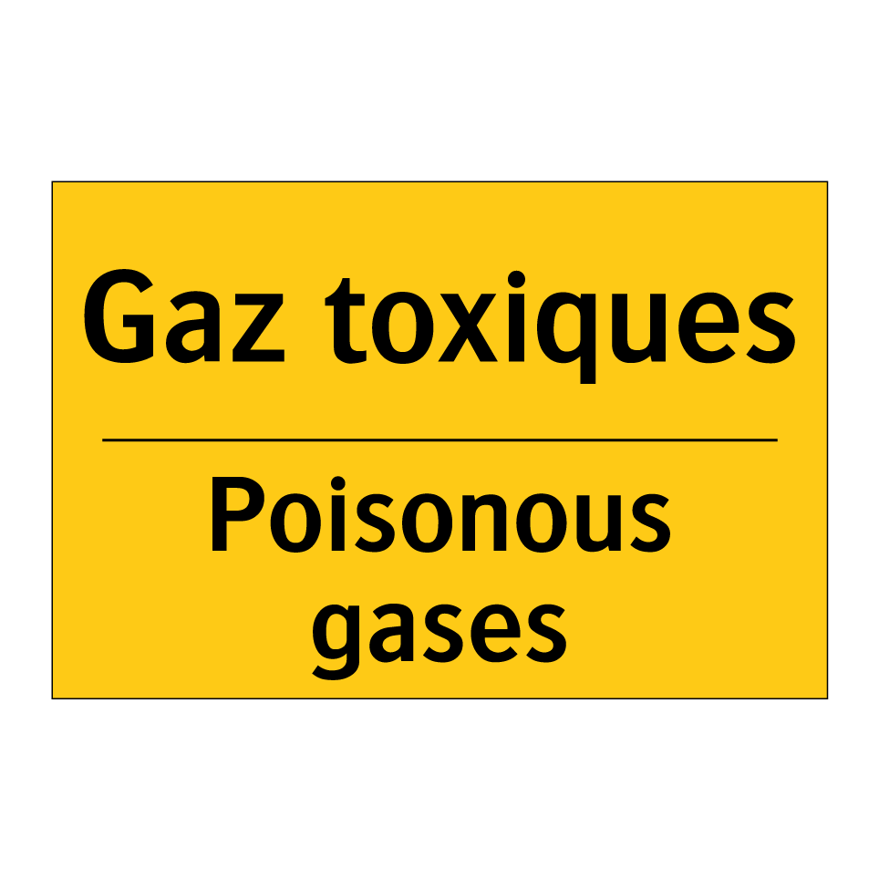 Gaz toxiques - Poisonous gases