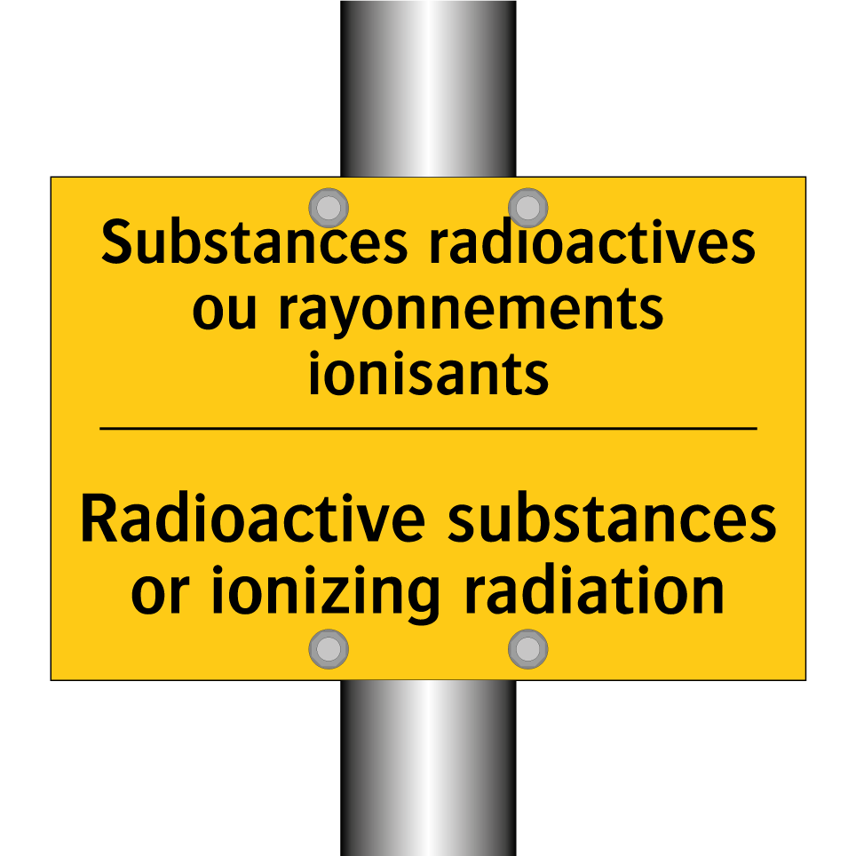 Substances radioactives ou rayonnements /.../ - Radioactive substances or ionizing /.../