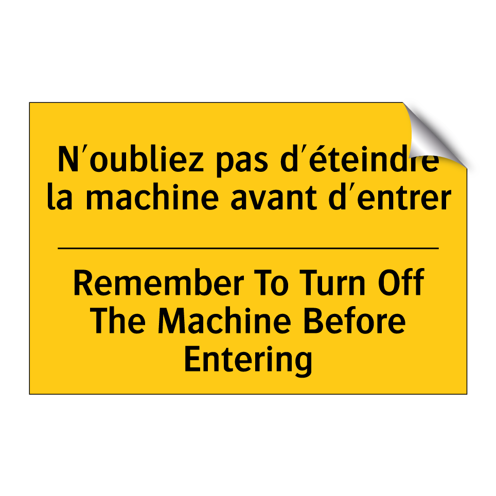 N'oubliez pas d'éteindre la machine /.../ - Remember To Turn Off The Machine /.../