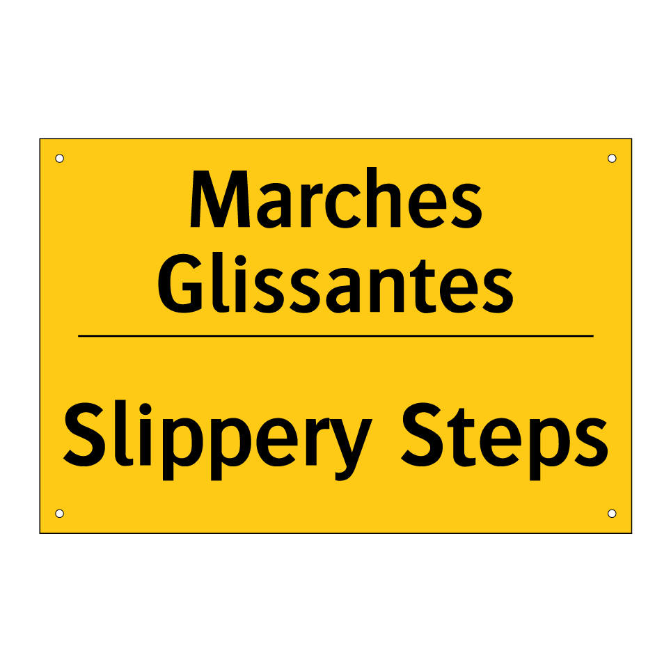 Marches Glissantes - Slippery Steps