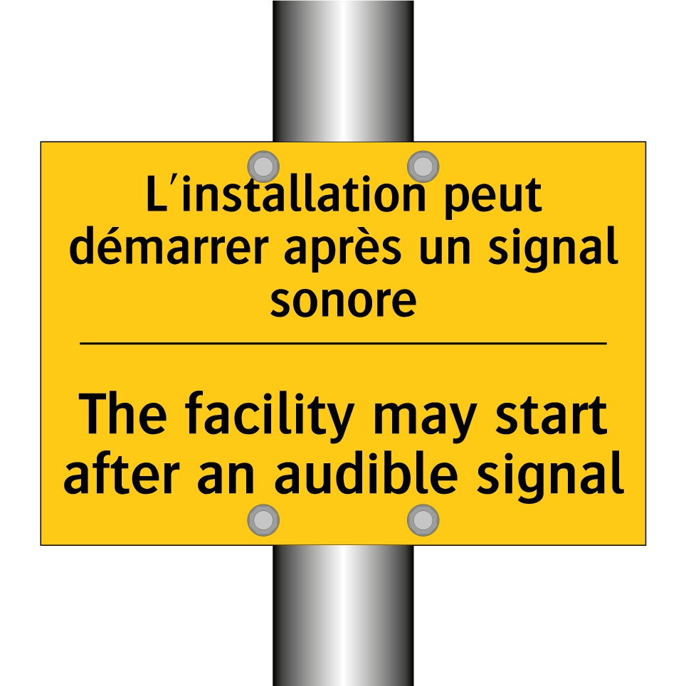 L'installation peut démarrer après /.../ - The facility may start after an /.../