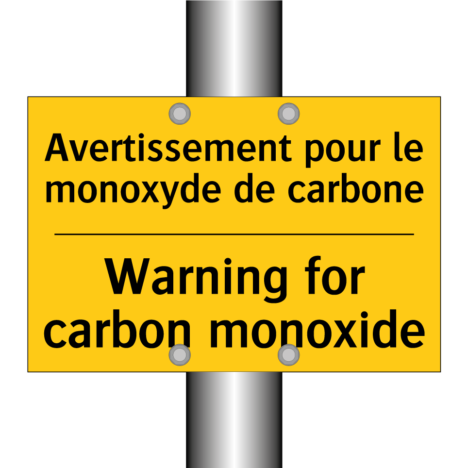 Avertissement pour le monoxyde /.../ - Warning for carbon monoxide