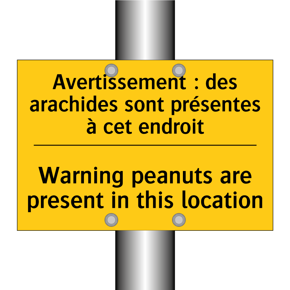 Avertissement : des arachides /.../ - Warning peanuts are present in /.../