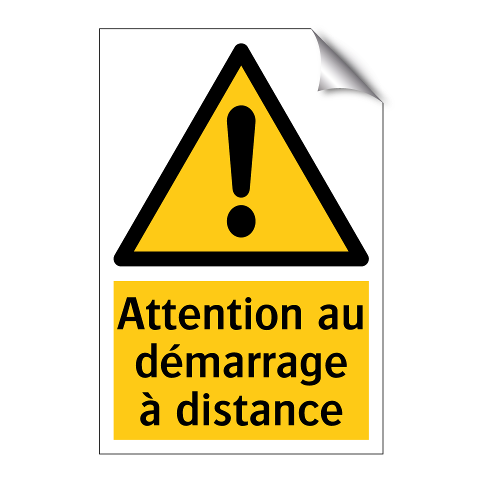 Attention au démarrage à distance