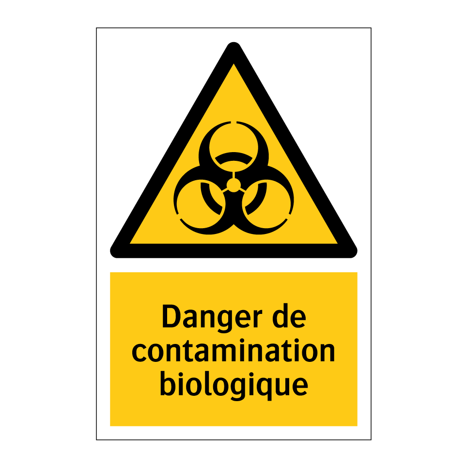 Danger de contamination biologique