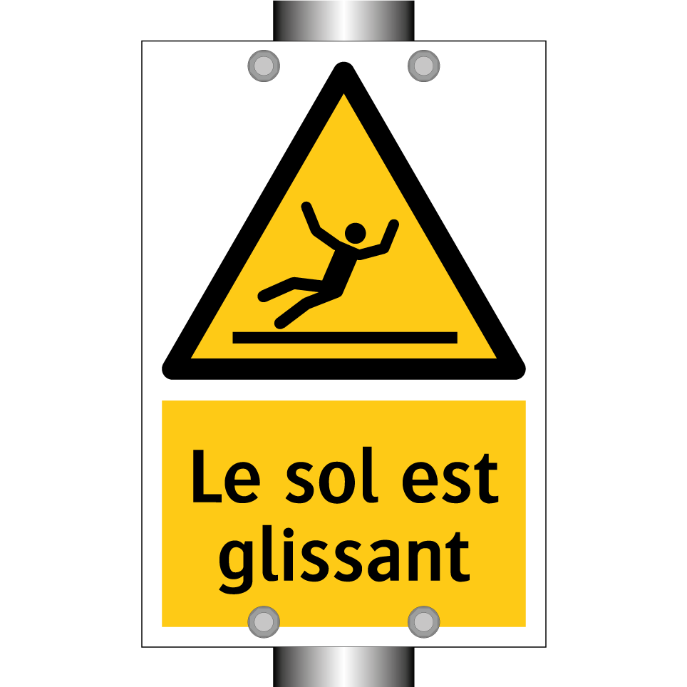 Le sol est glissant
