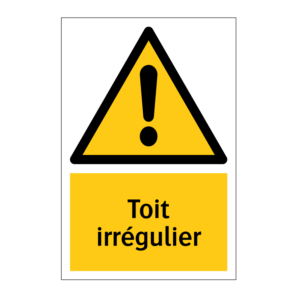 Toit irrégulier