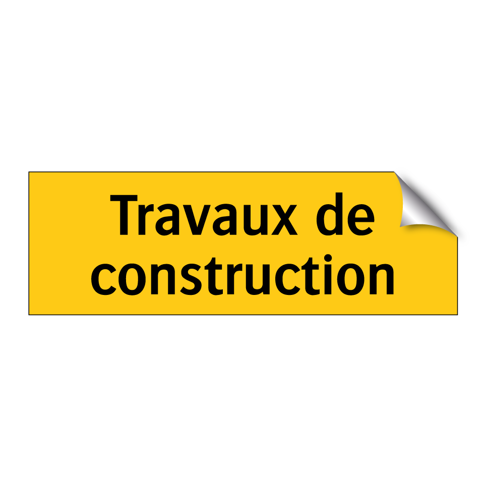 Travaux de construction