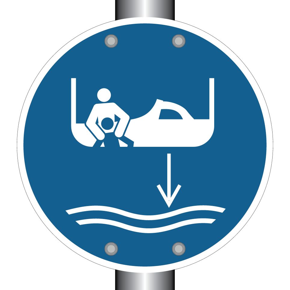 M041 Baje el bote de rescate al agua (Secuencia de lanzamiento de bote salvavidas)
