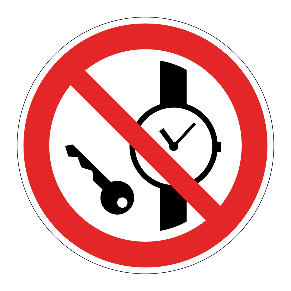 P008 No metallic articles or watches