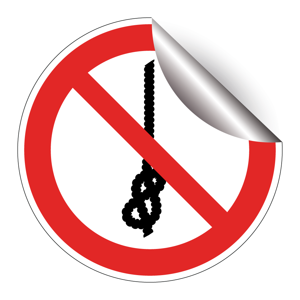 P030 Do not tie knots in rope