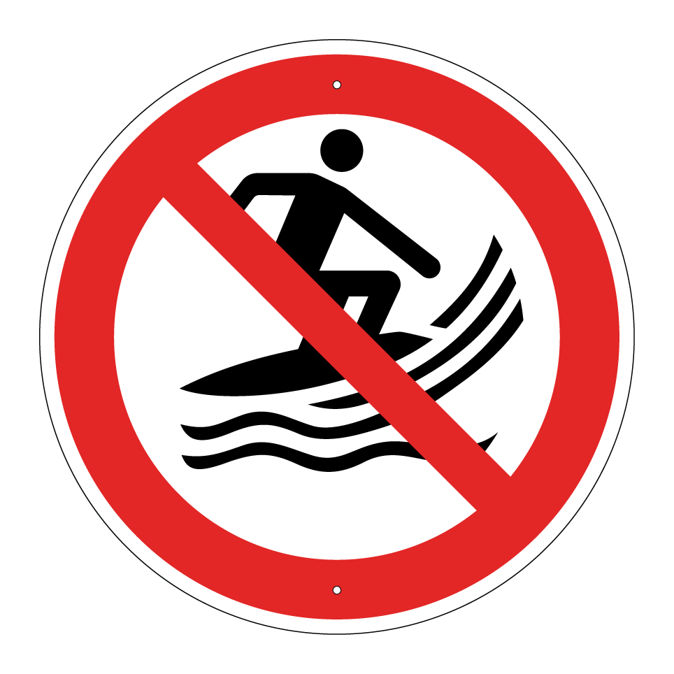 P059 No surf craft