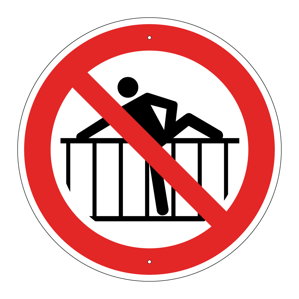 P071 Do not cross barrier