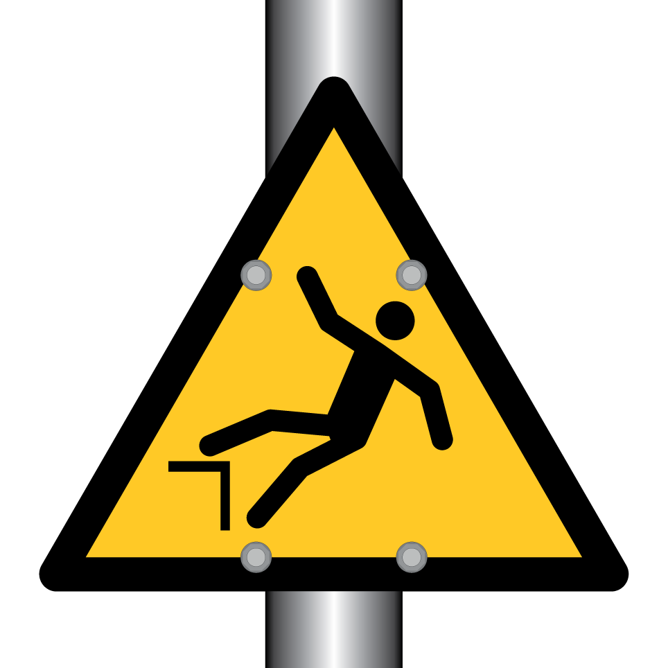 W008 Warning Drop (fall)