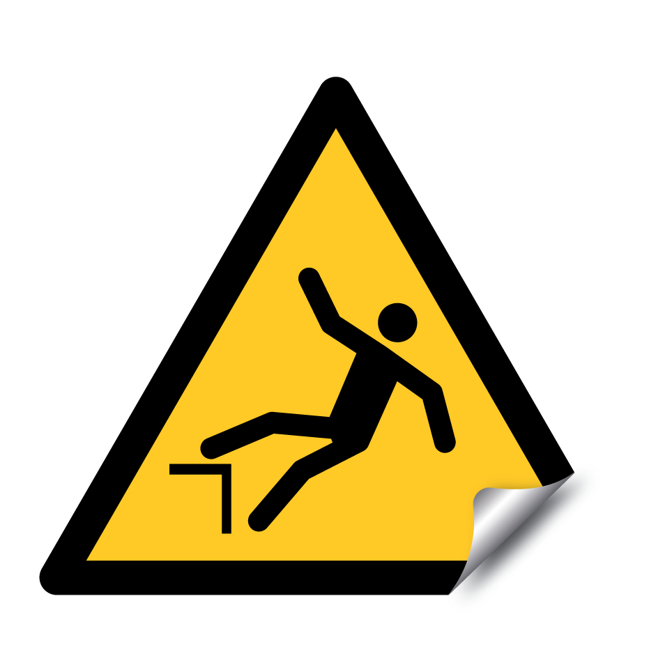 W008 Warning Drop (fall)