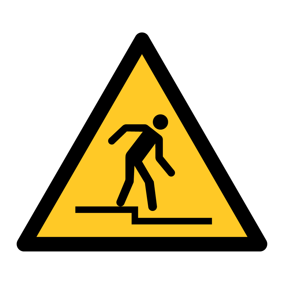 W070 Warning Step down