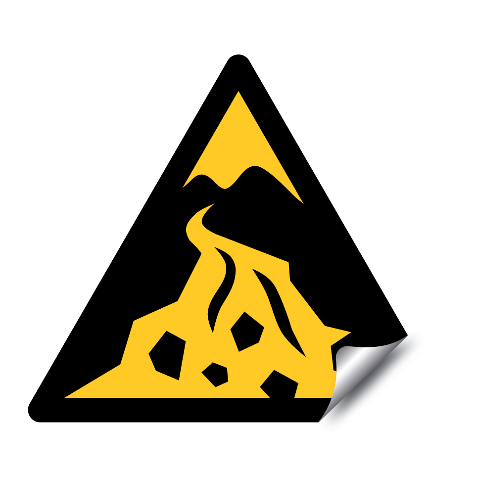 W076 Warning Debris flow zone