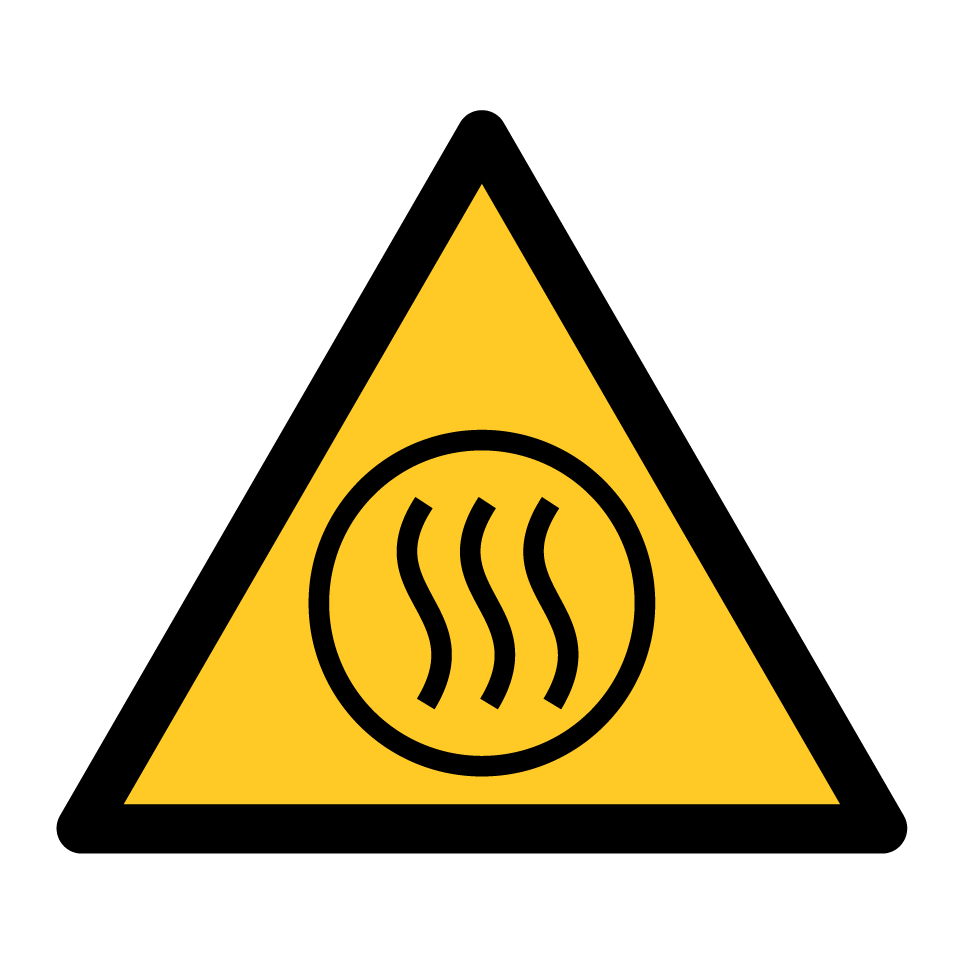 W079 Warning Hot content