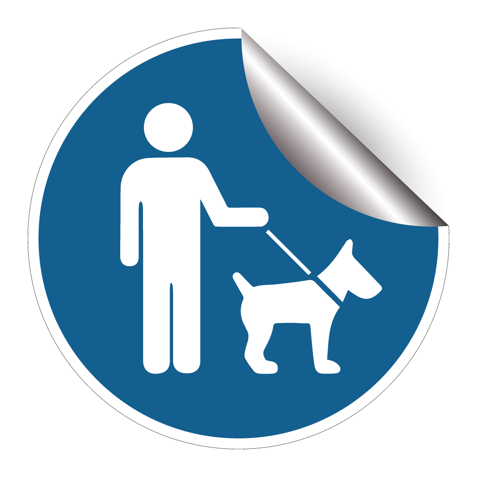 Dogs must be kept on a leash