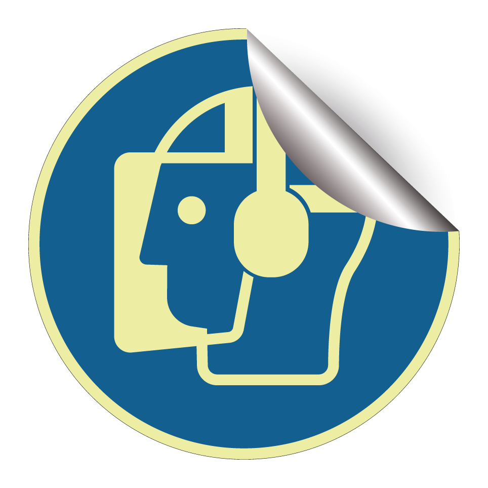 Wear face and hearing protection