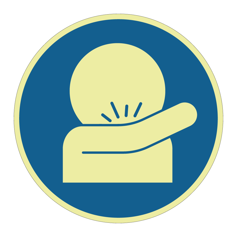Cover mouth when coughing